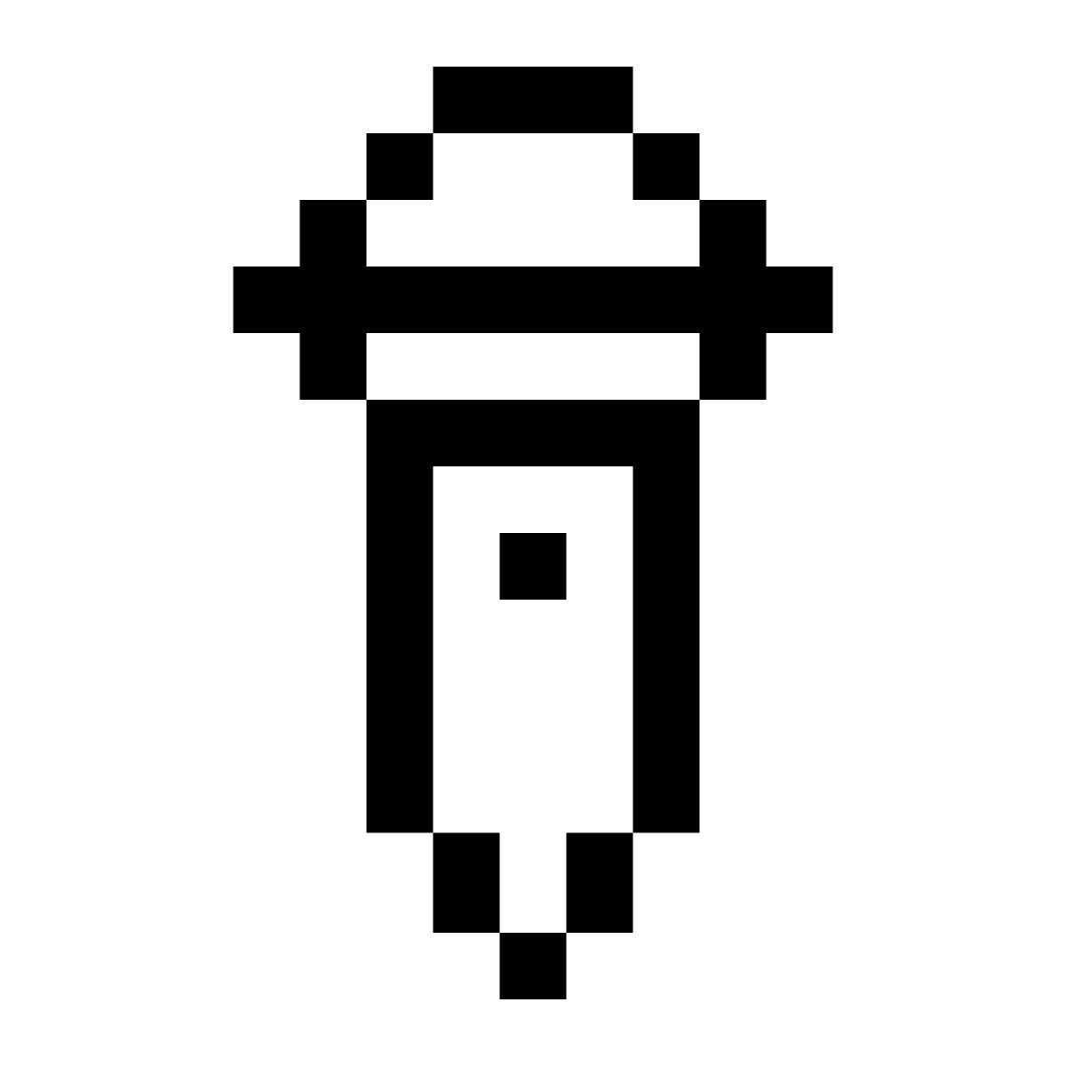 pixels style микрофон icon