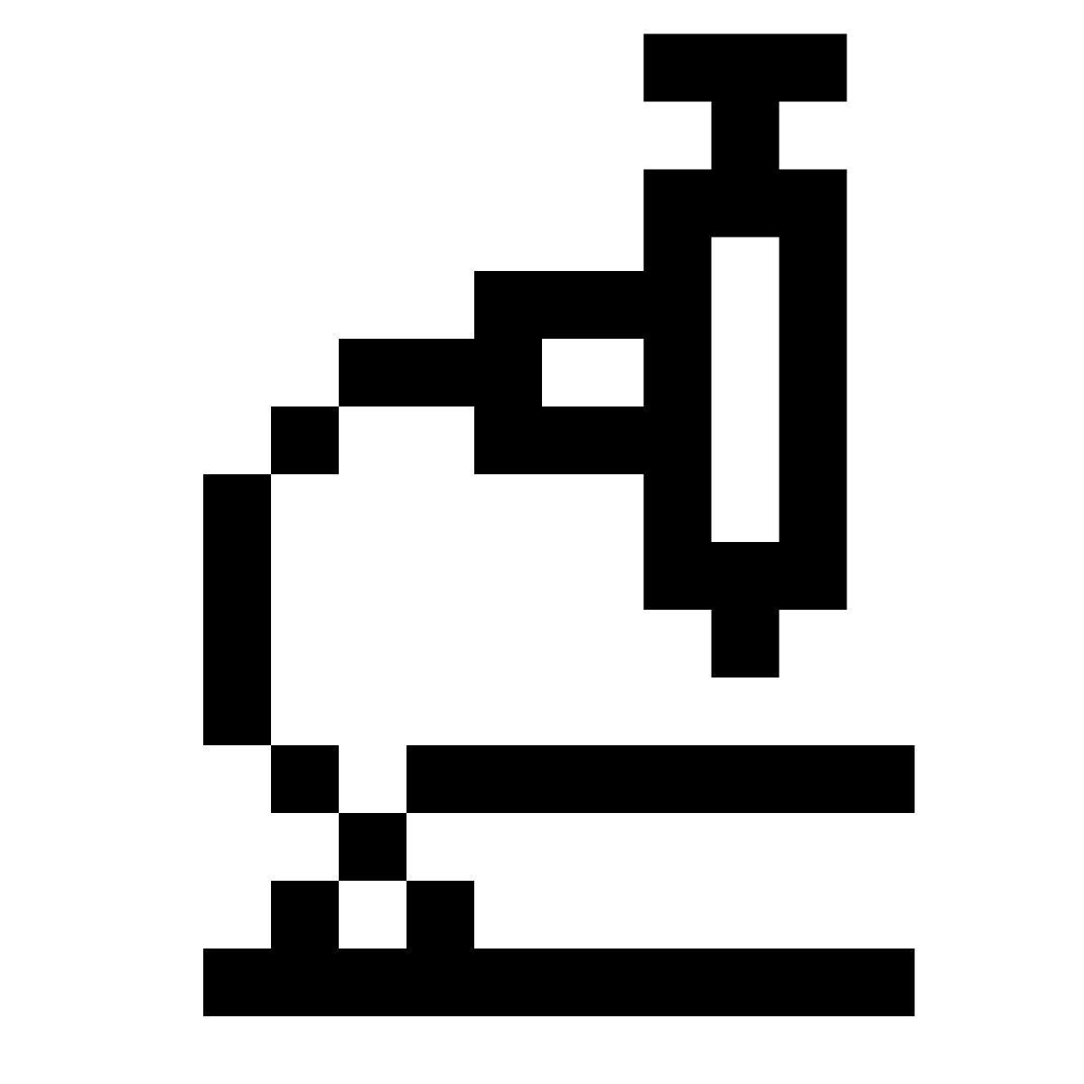 pixels style микроскоп icon