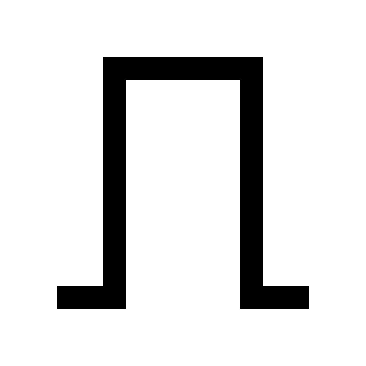 pixels style квадратная волна icon