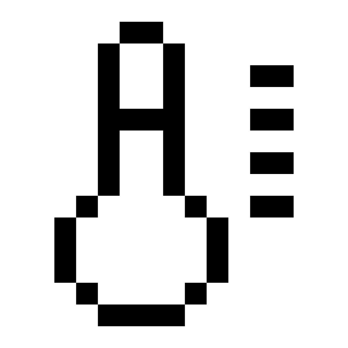 pixels style термометр icon