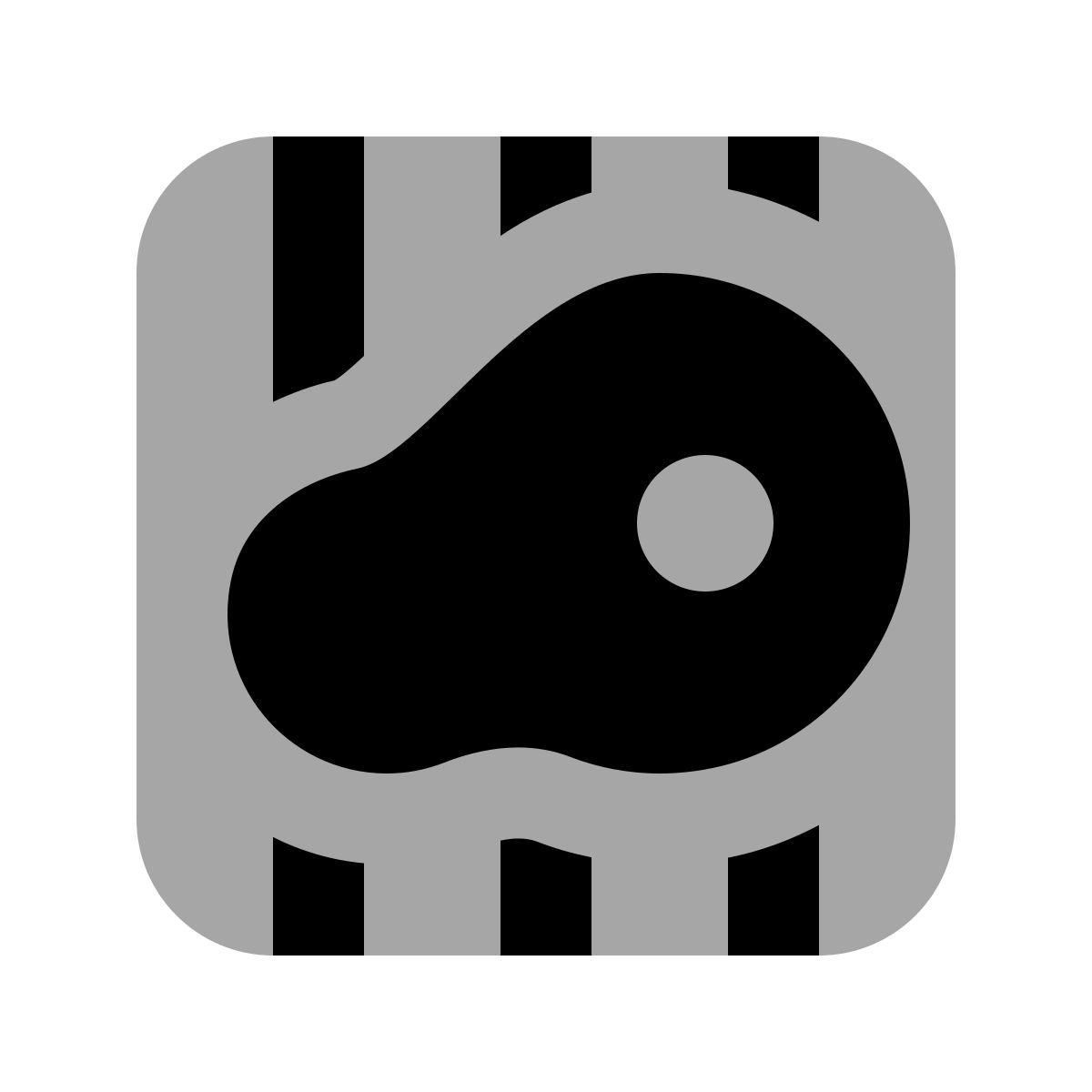иконка барбекю plumpy стиль
