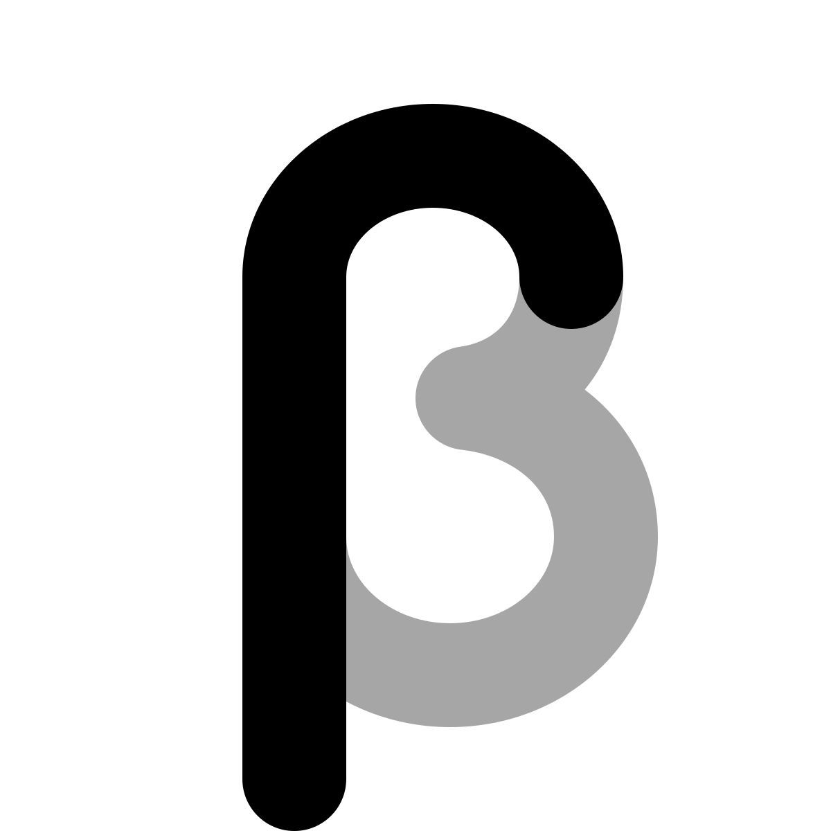 иконка бета plumpy стиль