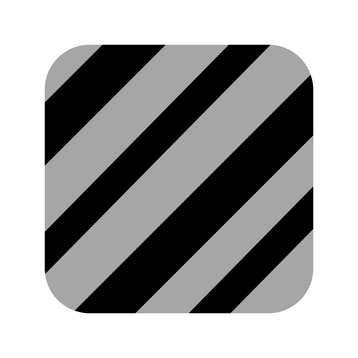 plumpy style candy cane pattern icon