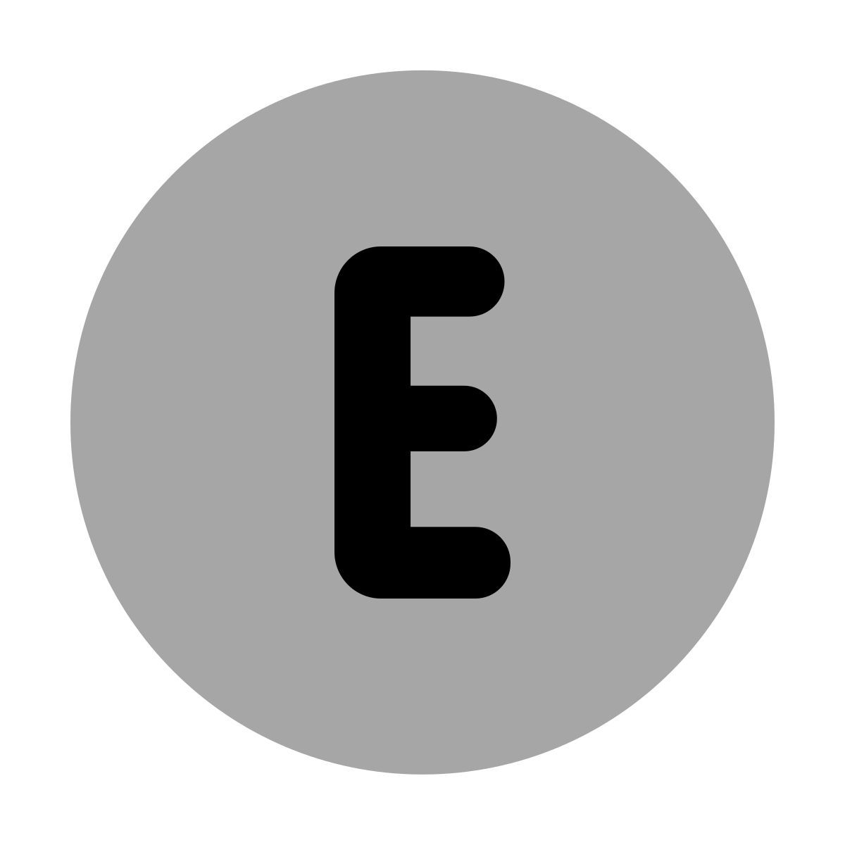 plumpy style буква е icon