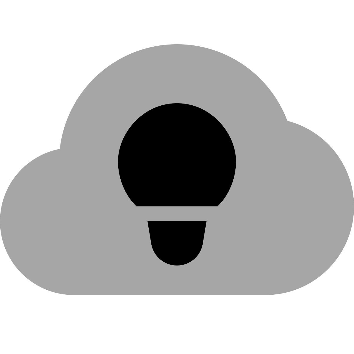 иконка облачная идея plumpy стиль