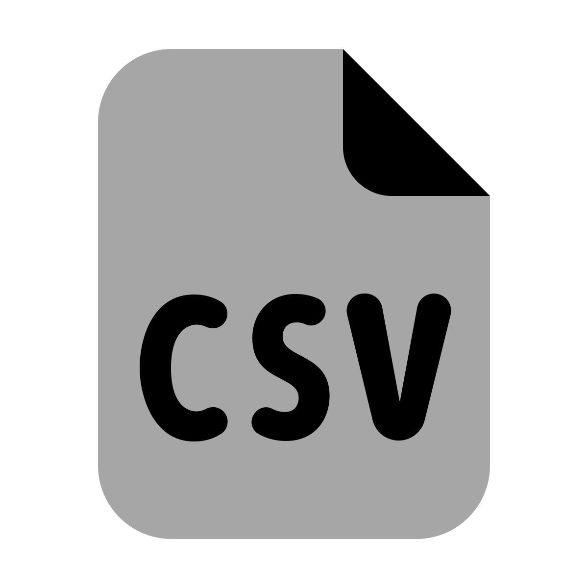 plumpy style csv icon