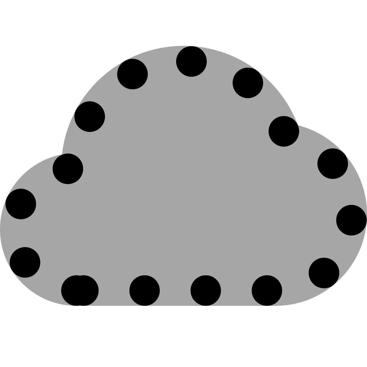 plumpy style облако точками icon