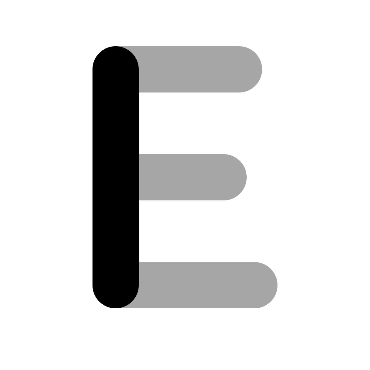 plumpy style буква е icon