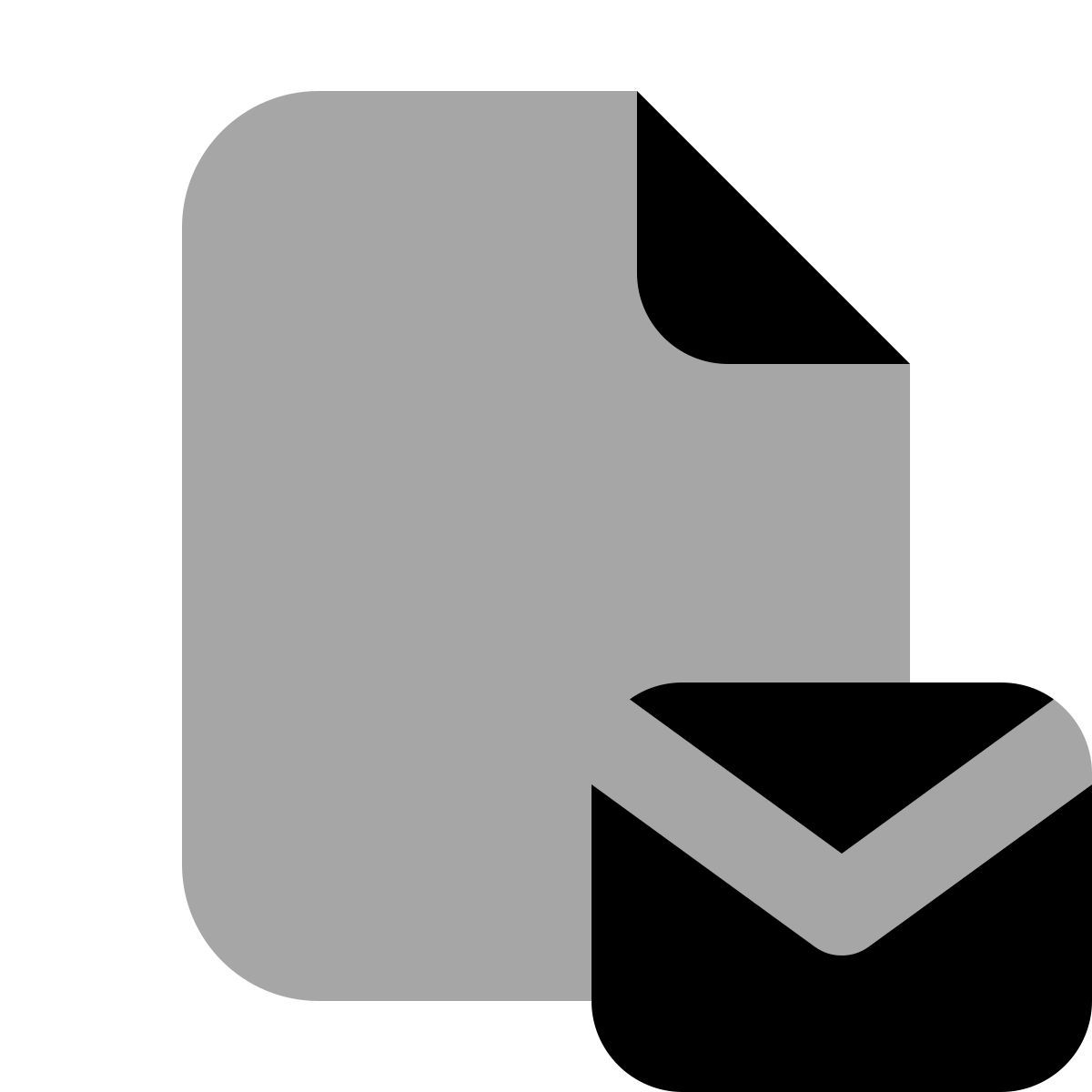 plumpy style e mail документ icon