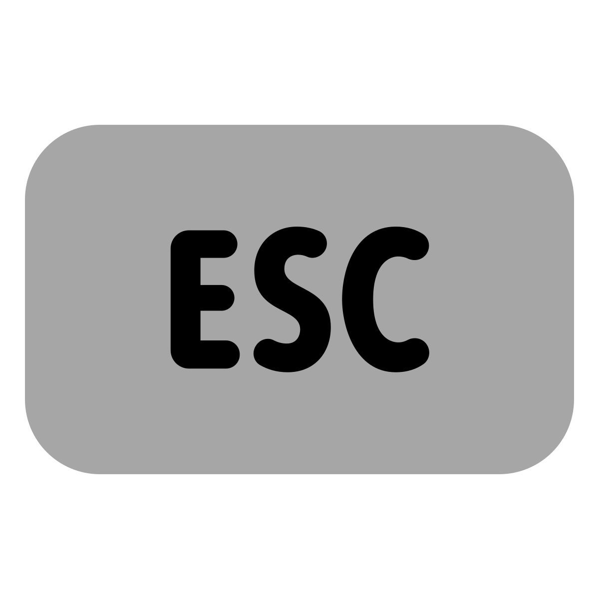 plumpy style esc icon