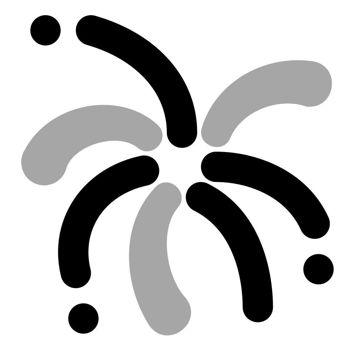 plumpy style firework explosion icon