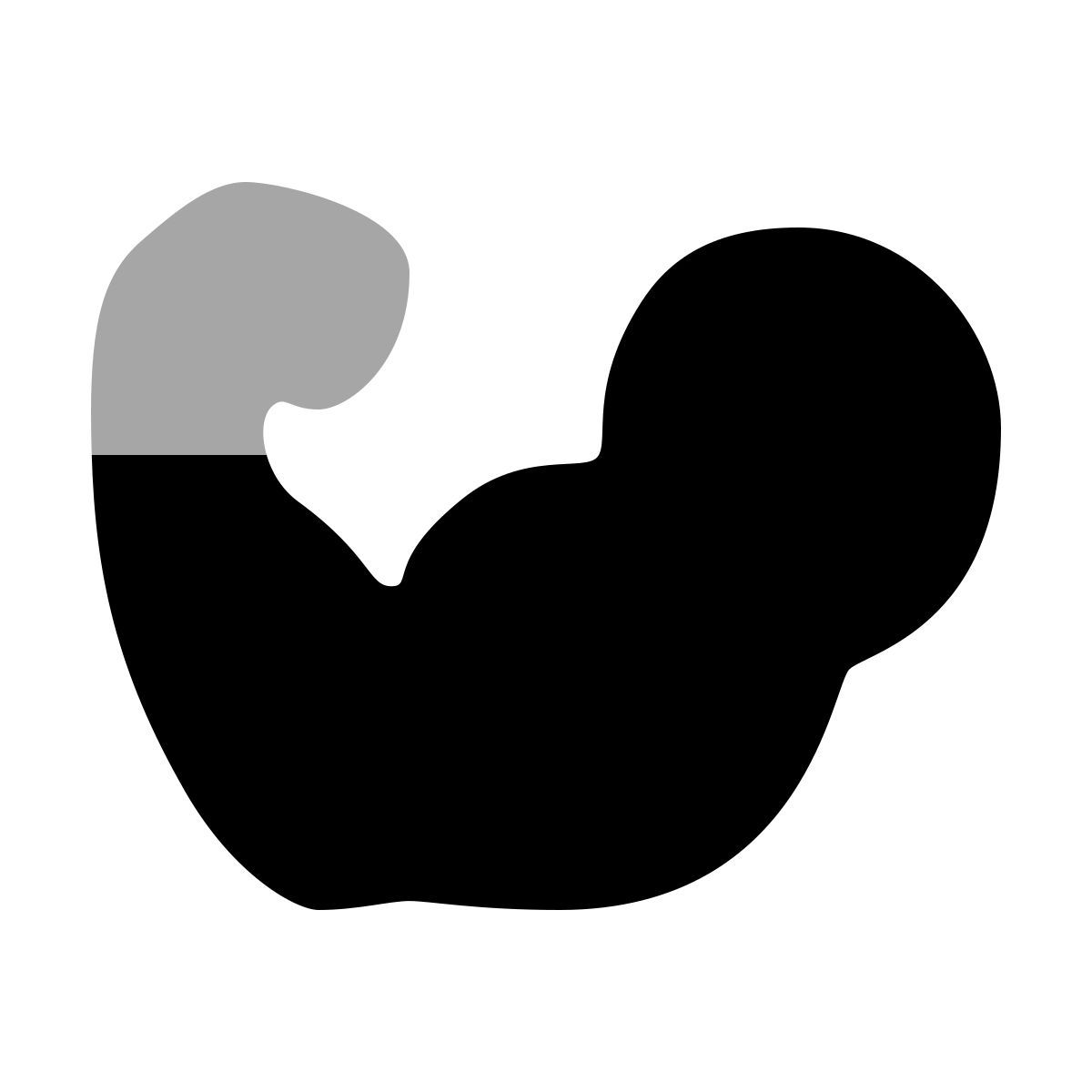 иконка сгибать бицепс plumpy стиль