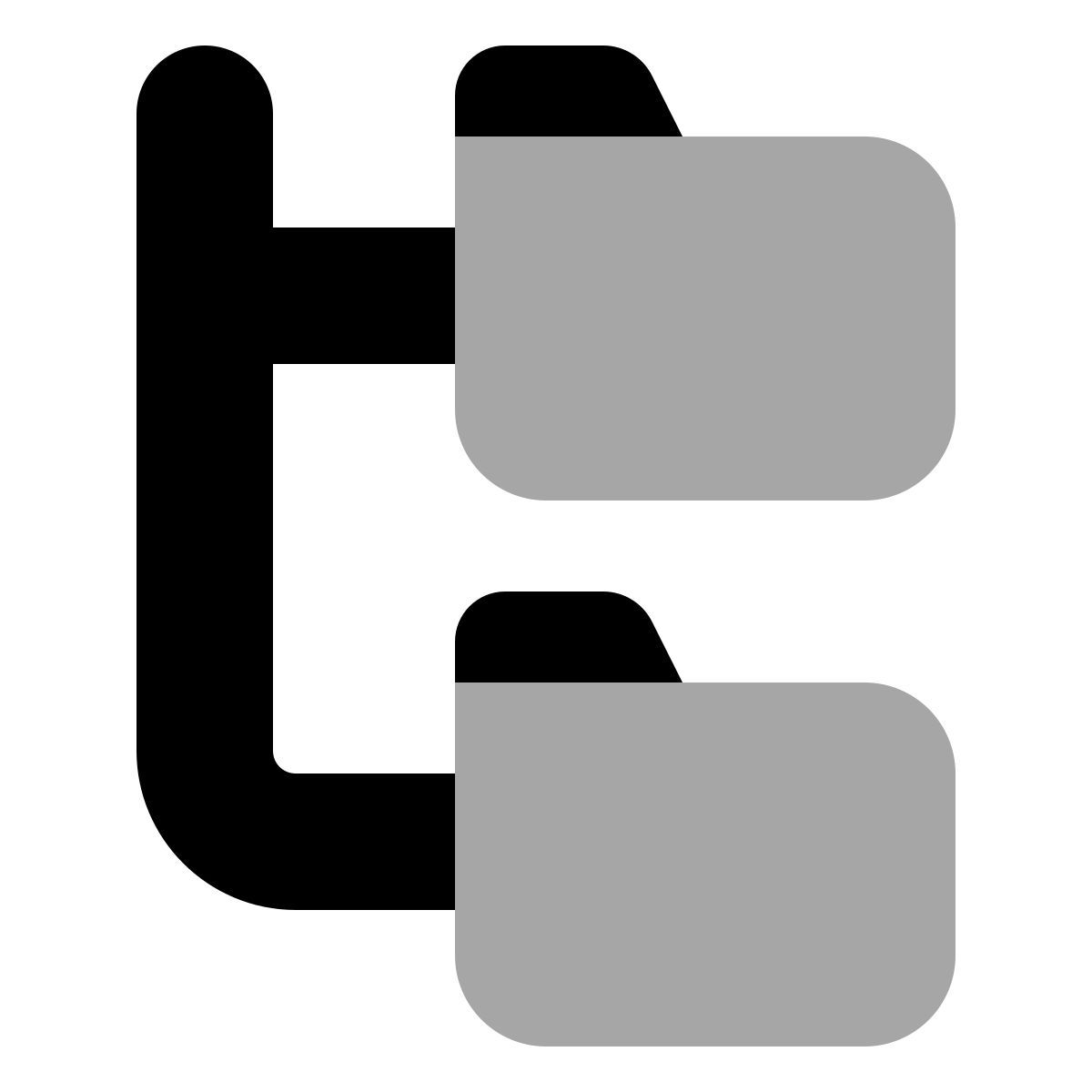 plumpy style дерево папок icon
