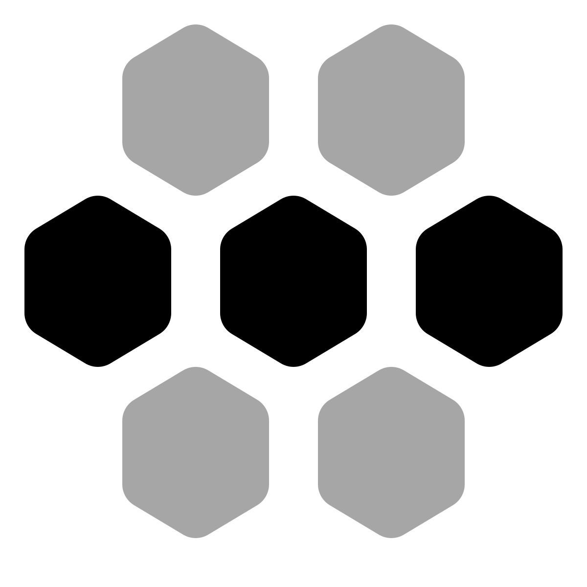 plumpy style шестиугольная модель icon