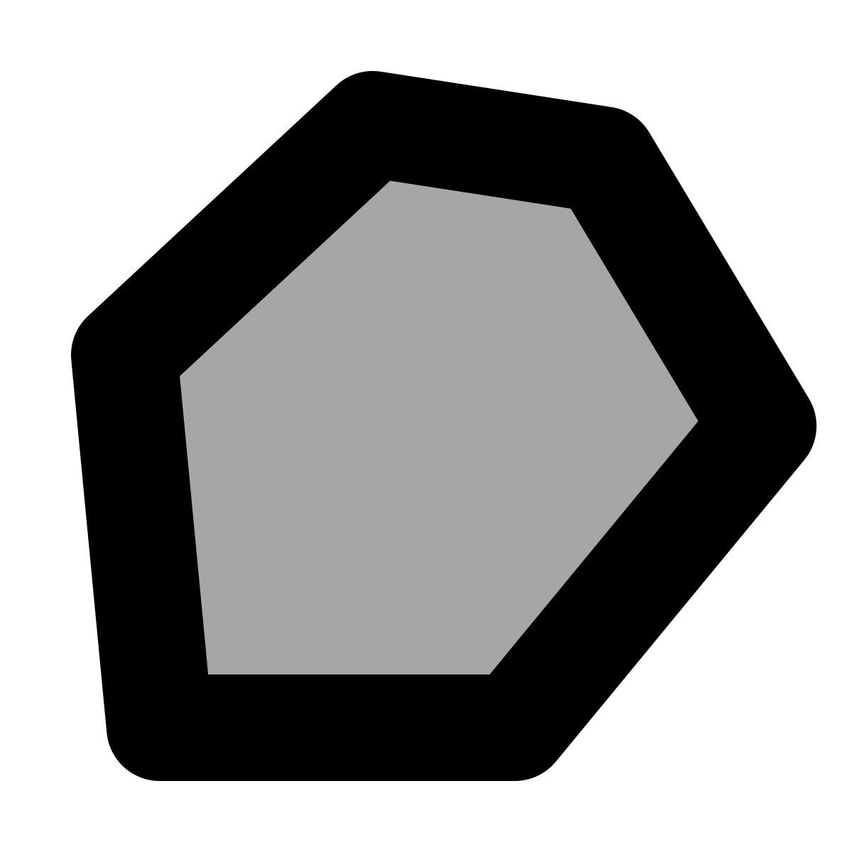 иконка многоугольник plumpy style