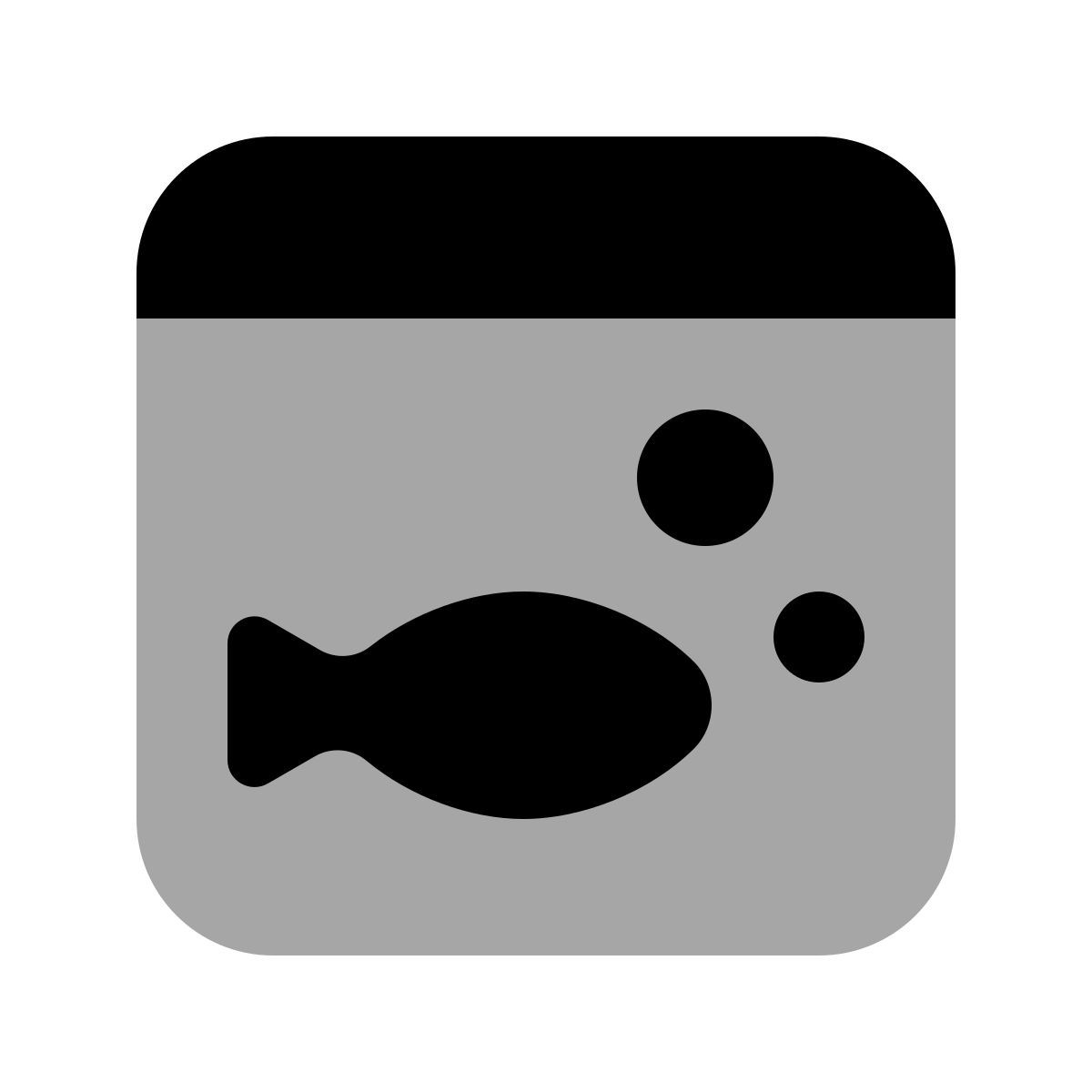 plumpy style прямоугольный аквариум icon