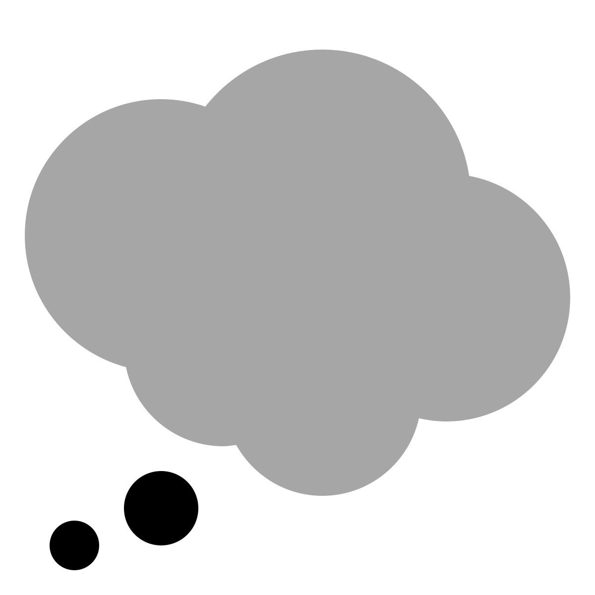 plumpy style облачко с мыслями icon