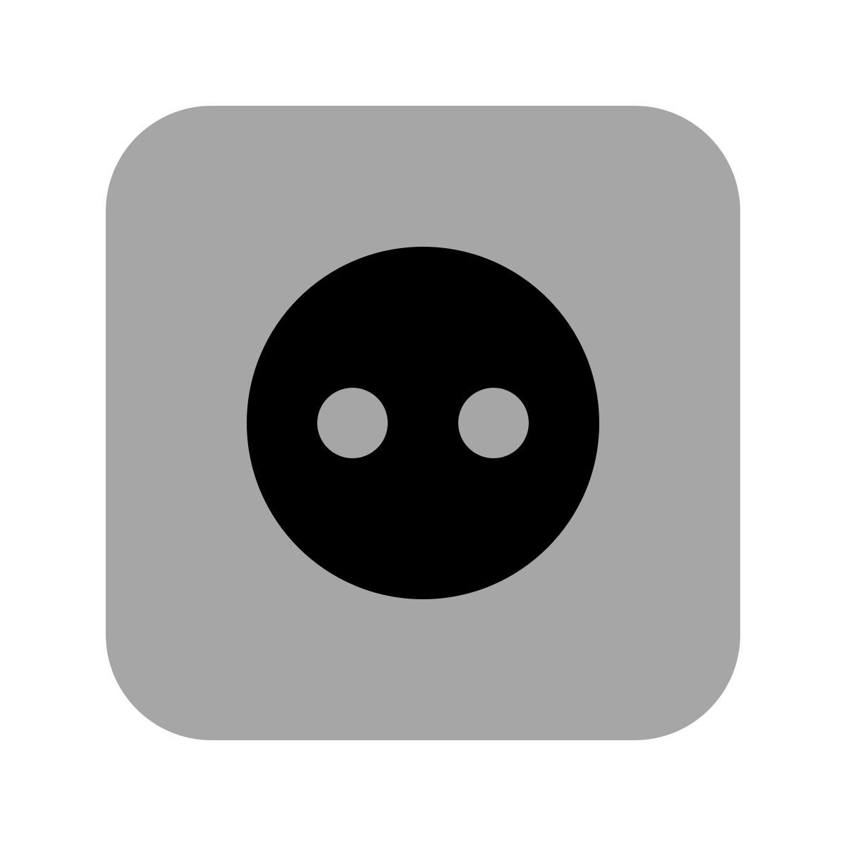 иконка розетка plumpy стиль