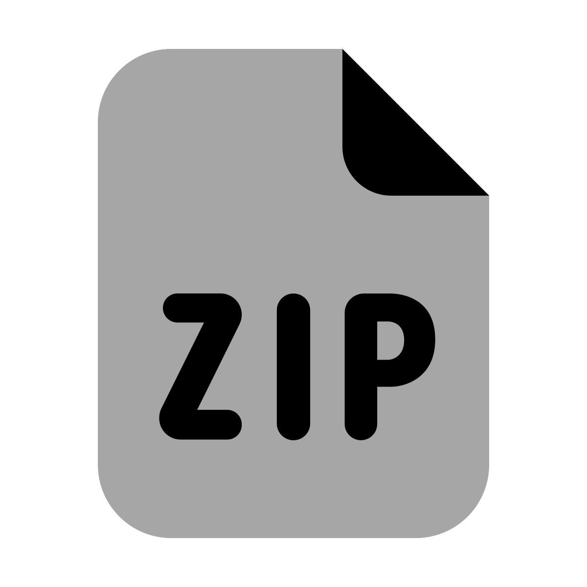plumpy style zip icon