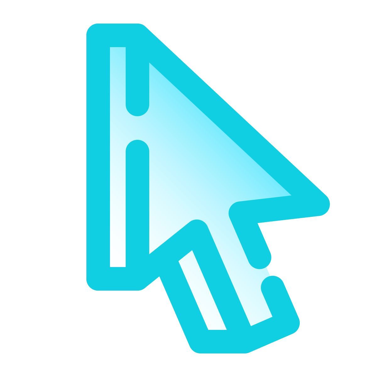 pulsar gradient style 3d указатель icon