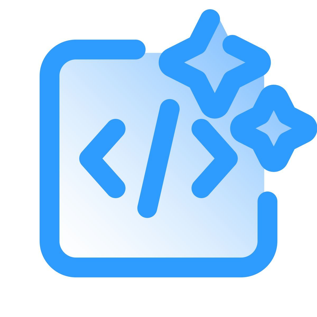 pulsar gradient style код, сгенерированный ии icon