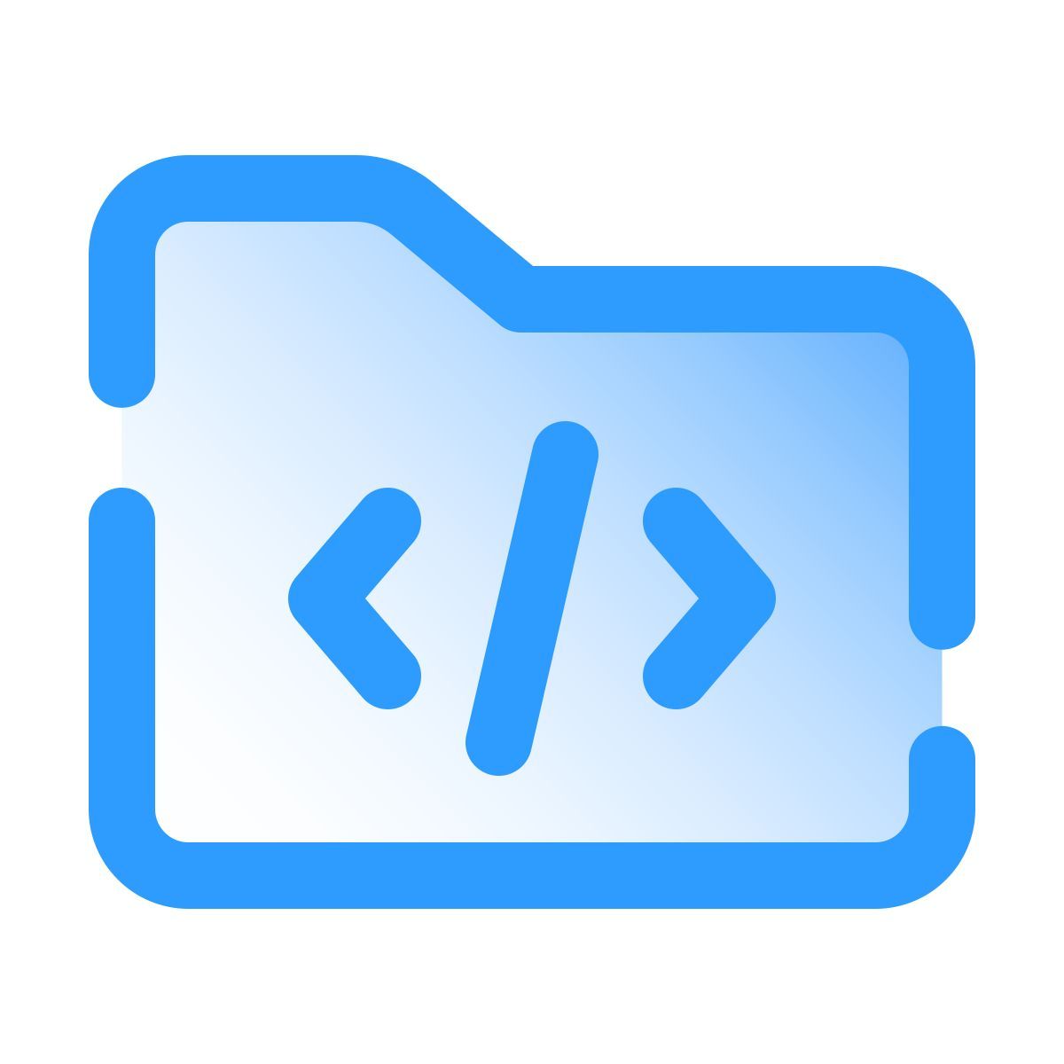 pulsar gradient style папка с кодом icon