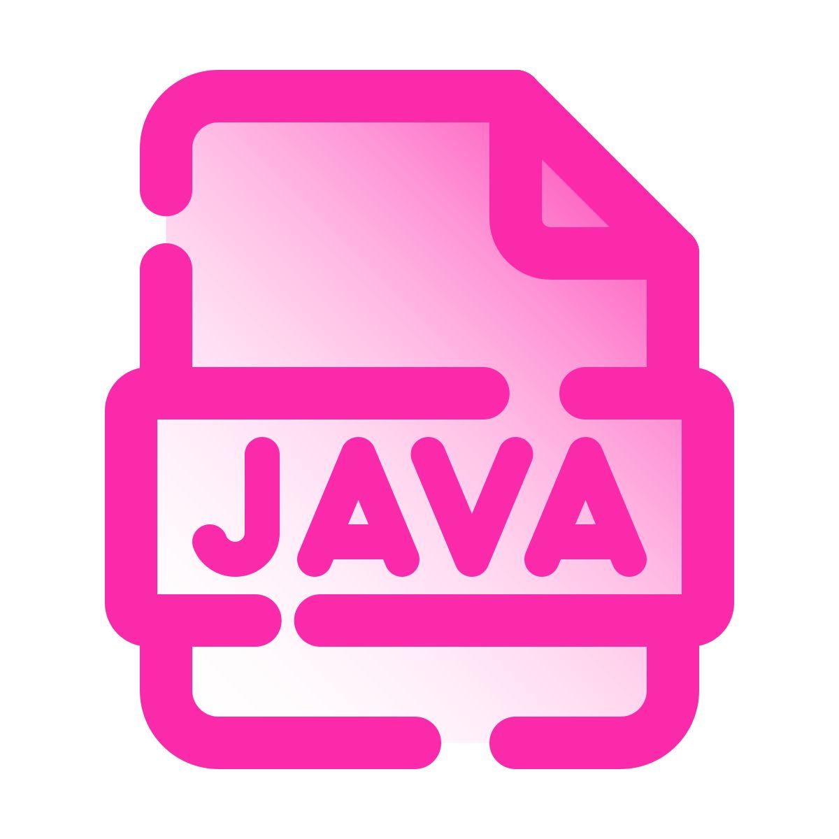 иконка файл java pulsar gradient стиль