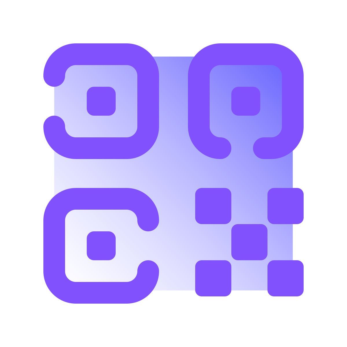 pulsar gradient style qr код icon
