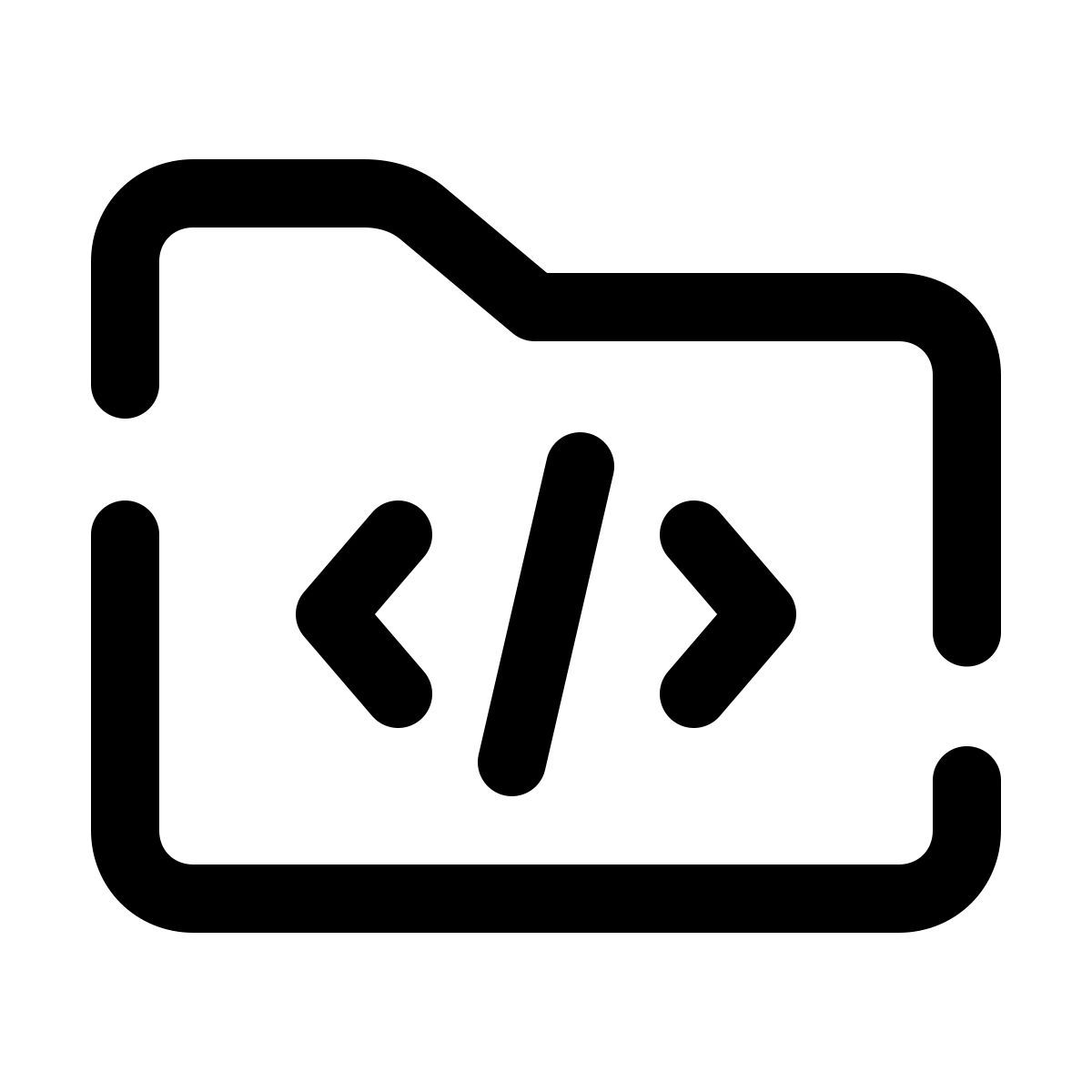 pulsar line style папка с кодом icon