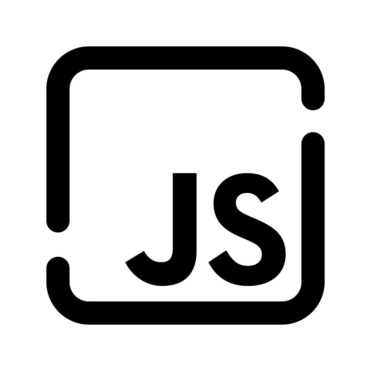pulsar line style javascript icon