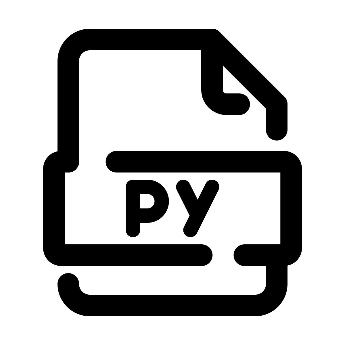pulsar line style python файл icon