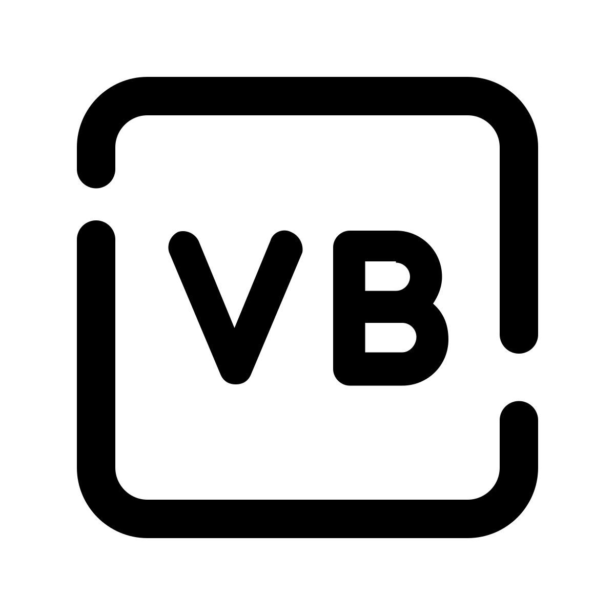 pulsar line style visual basic icon
