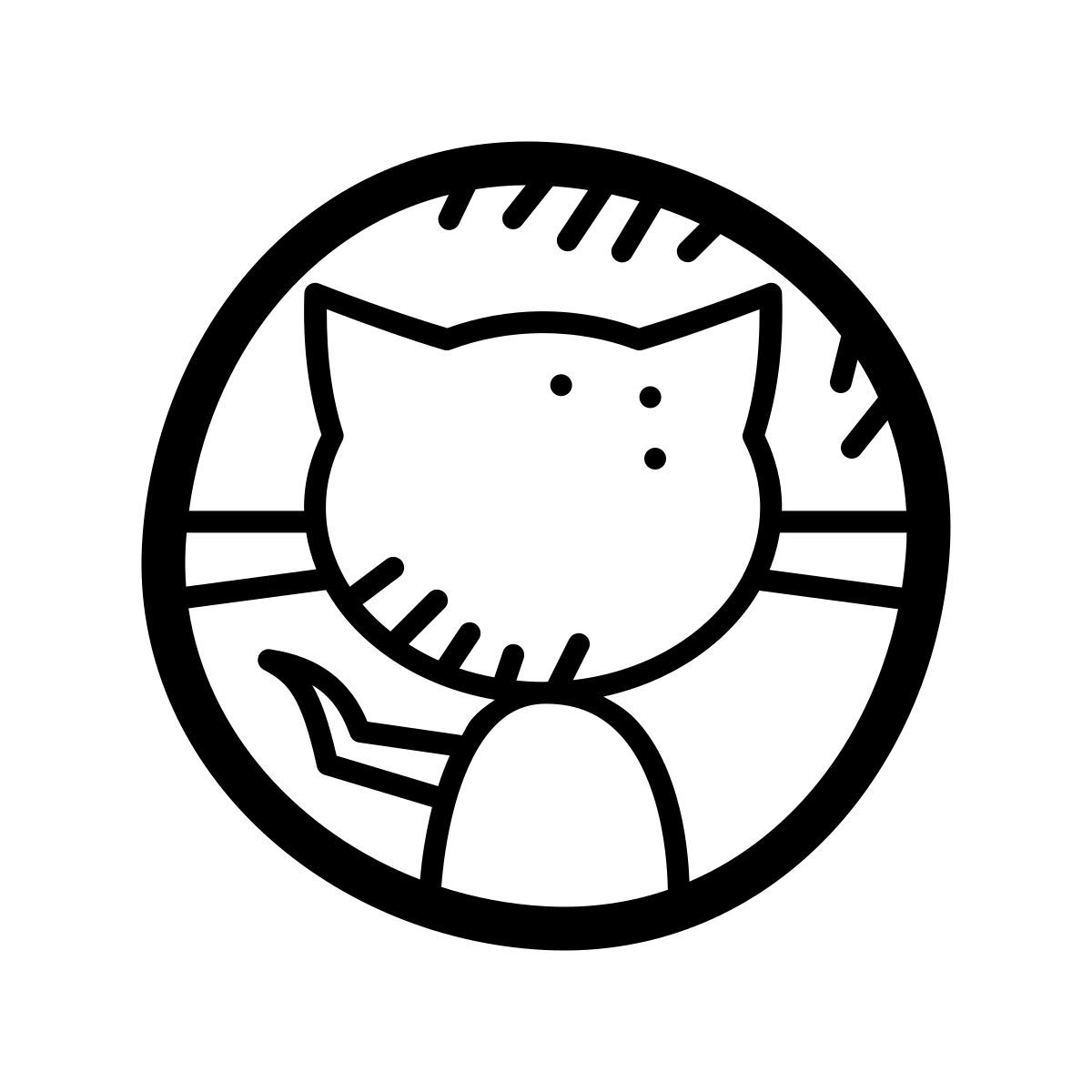 quill style github icon