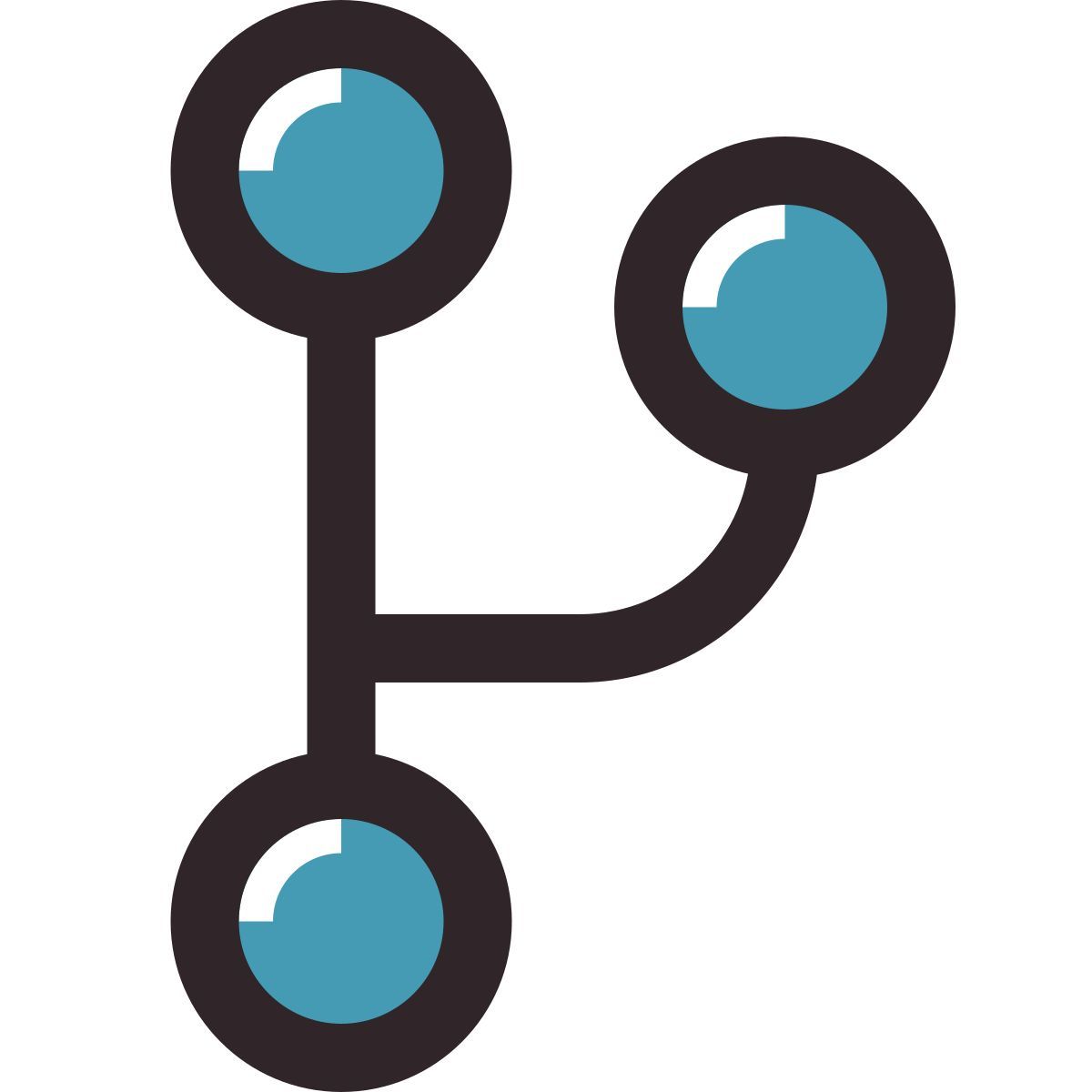 retro style форк icon