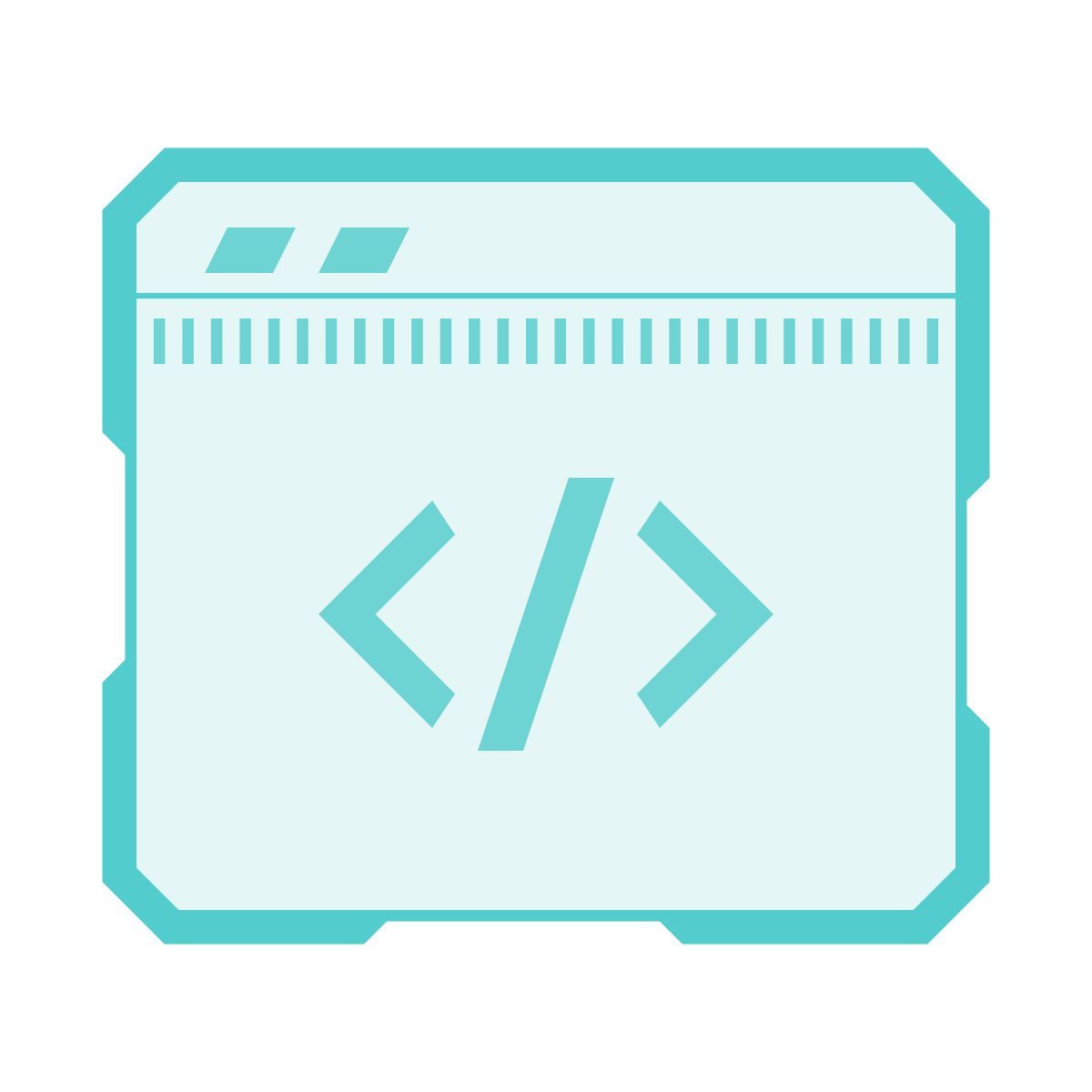 sci-fi style код icon