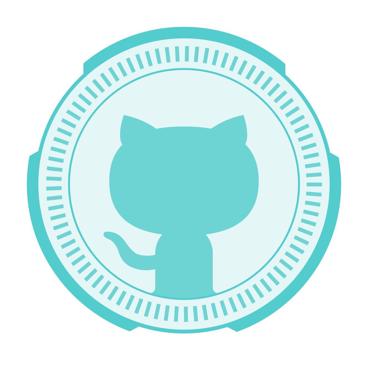 sci-fi style github icon