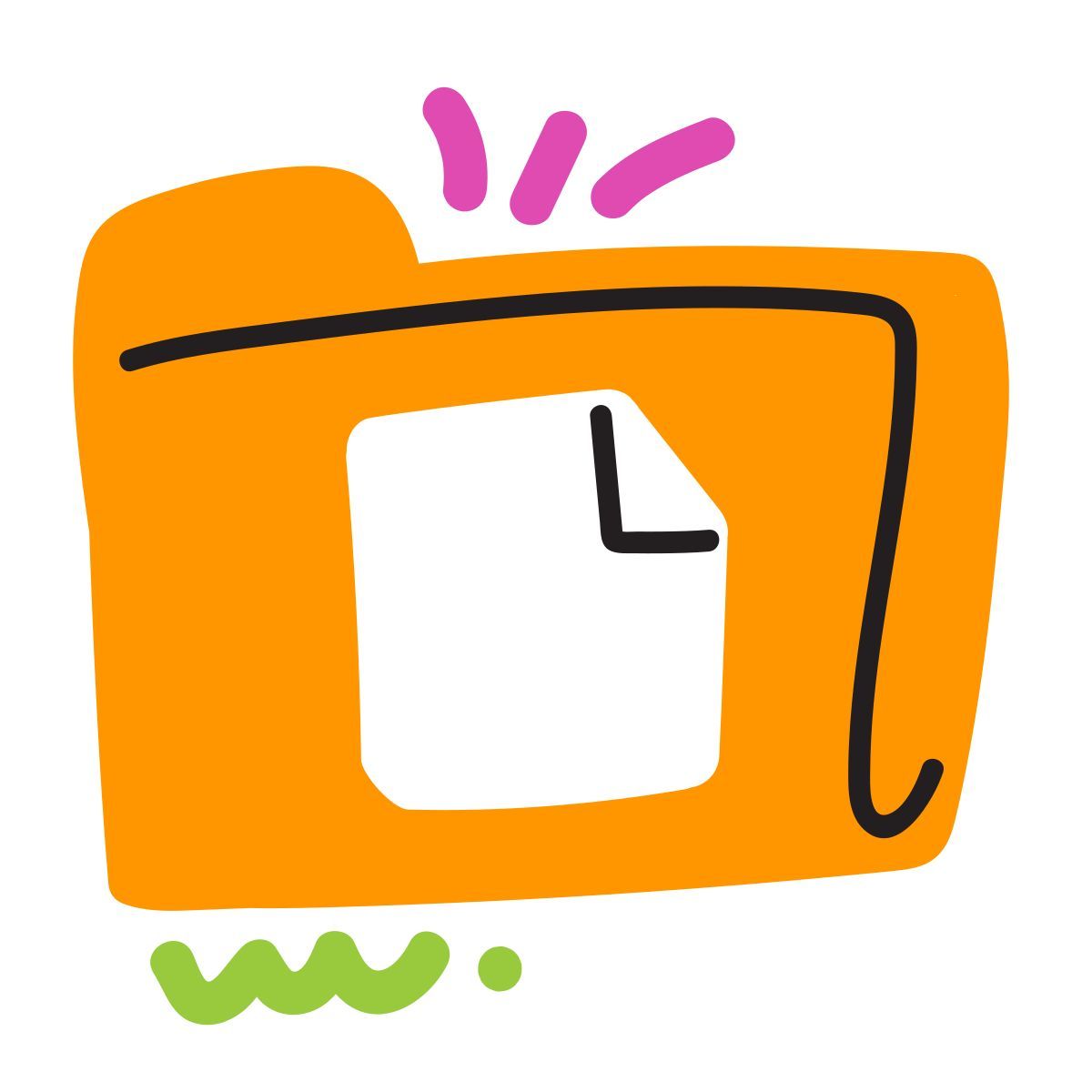 scribby style папка документов icon