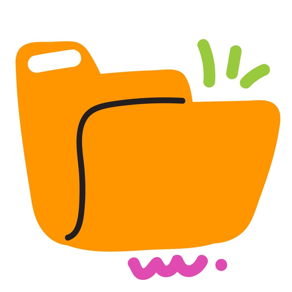 scribby style открыть папку icon