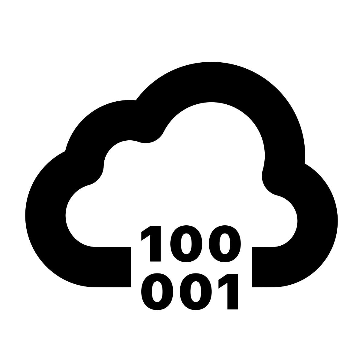 apple sf black style облако двоичный код icon