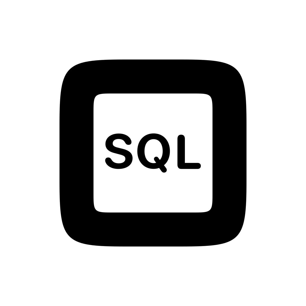 apple sf black style sql icon