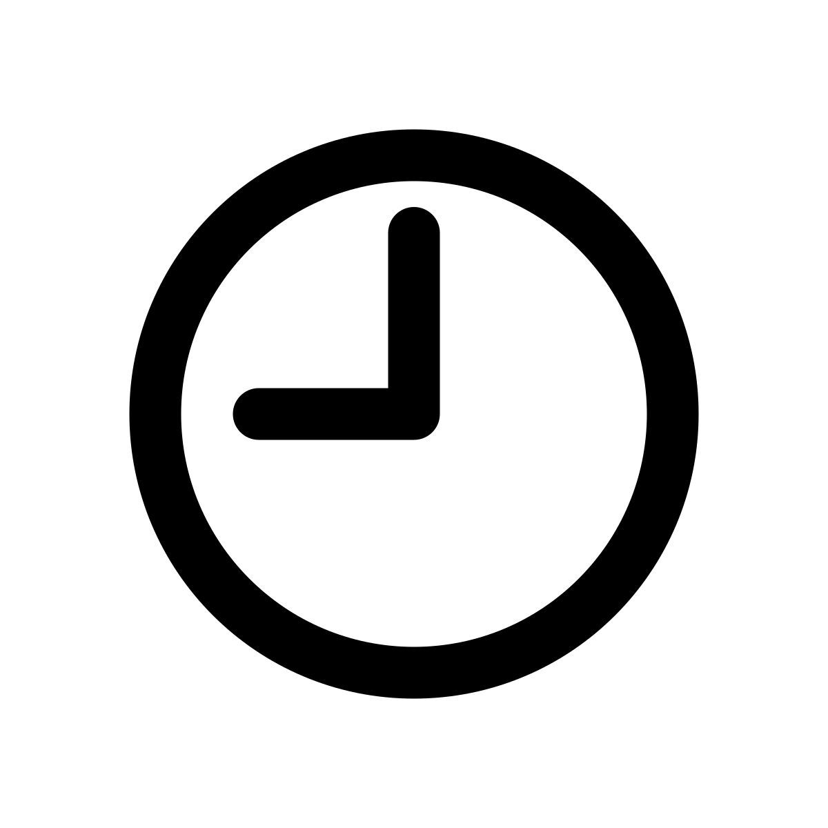 apple sf regular style часы icon