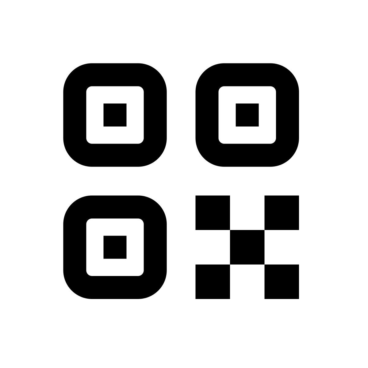 apple sf regular style qr код icon