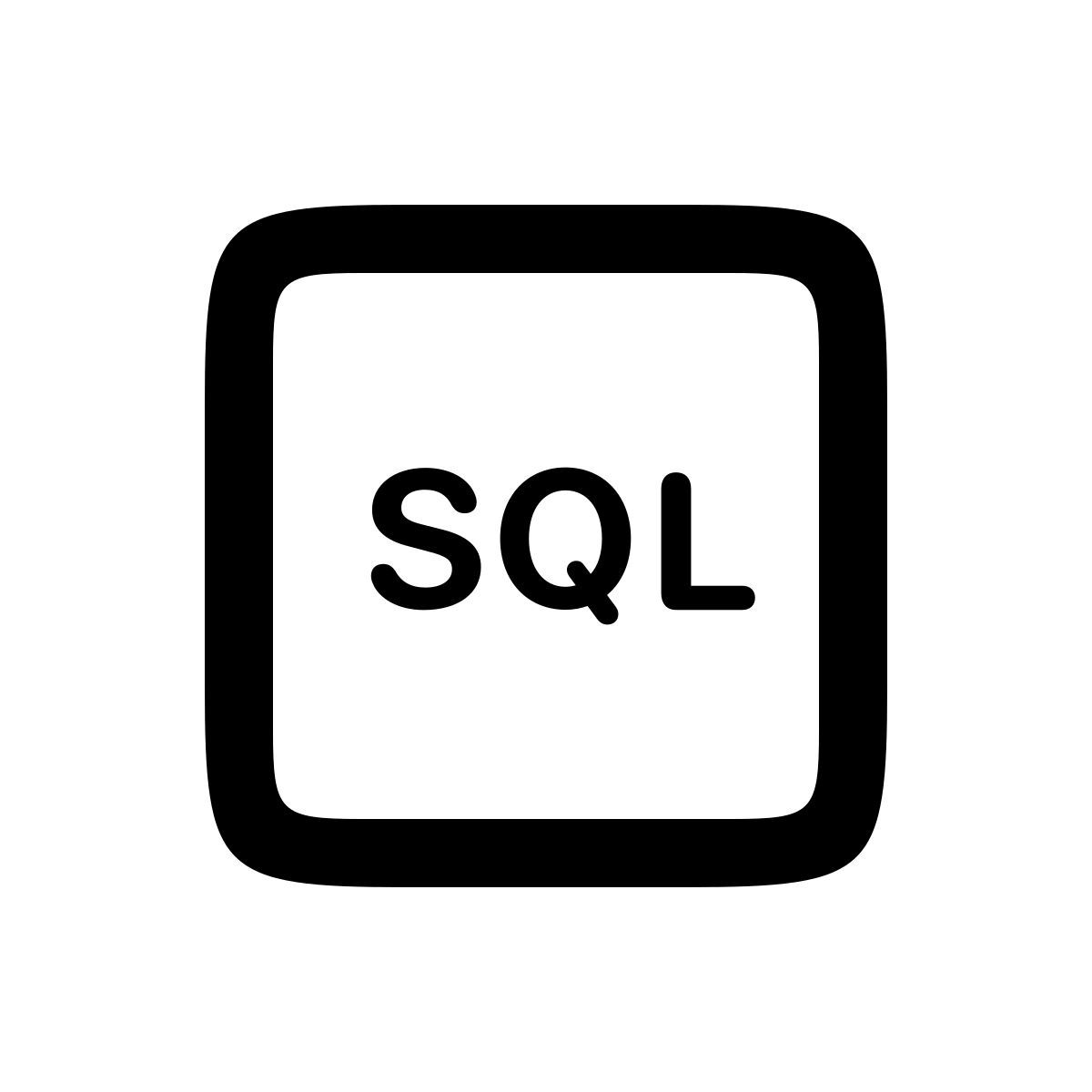 apple sf regular style sql icon