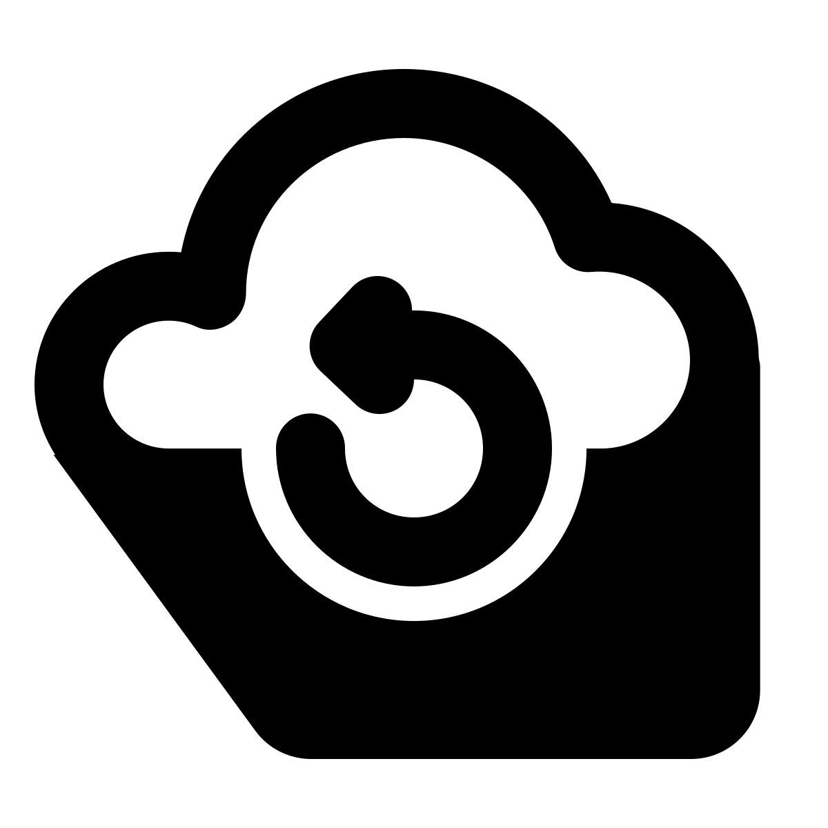 иконка обновить облачное хранилище shadow стиль