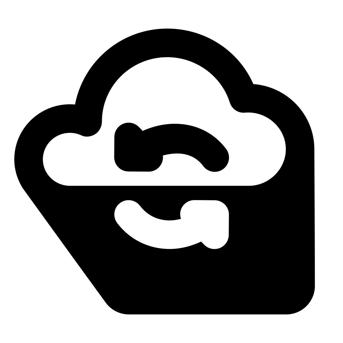 shadow style облако синхронизации icon