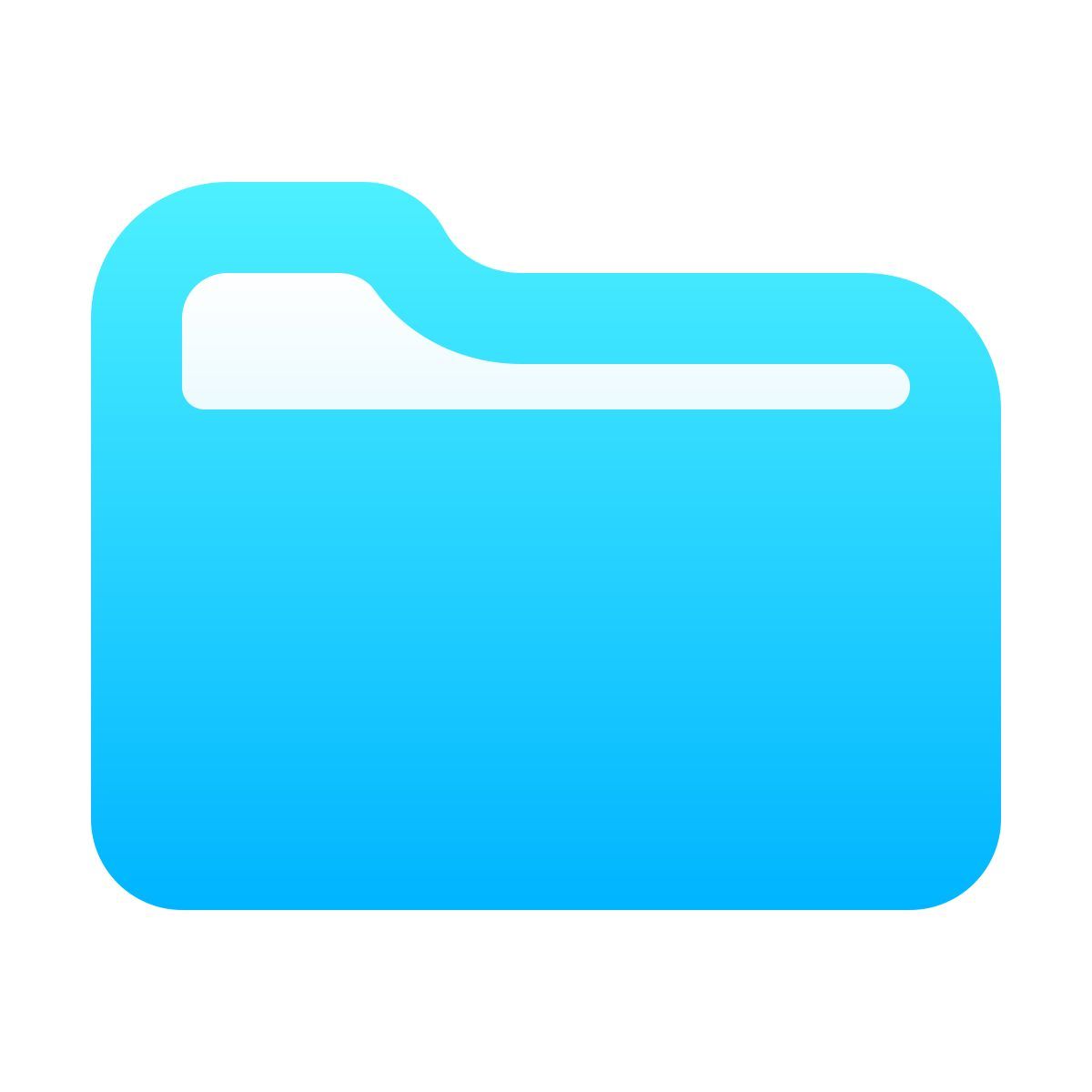 softteal gradient style папка mac icon
