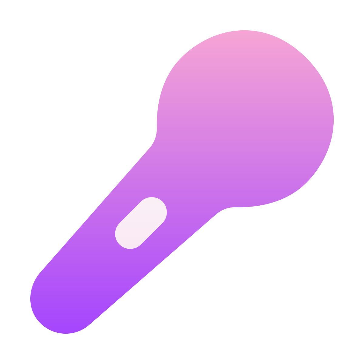 softteal gradient style микрофон icon
