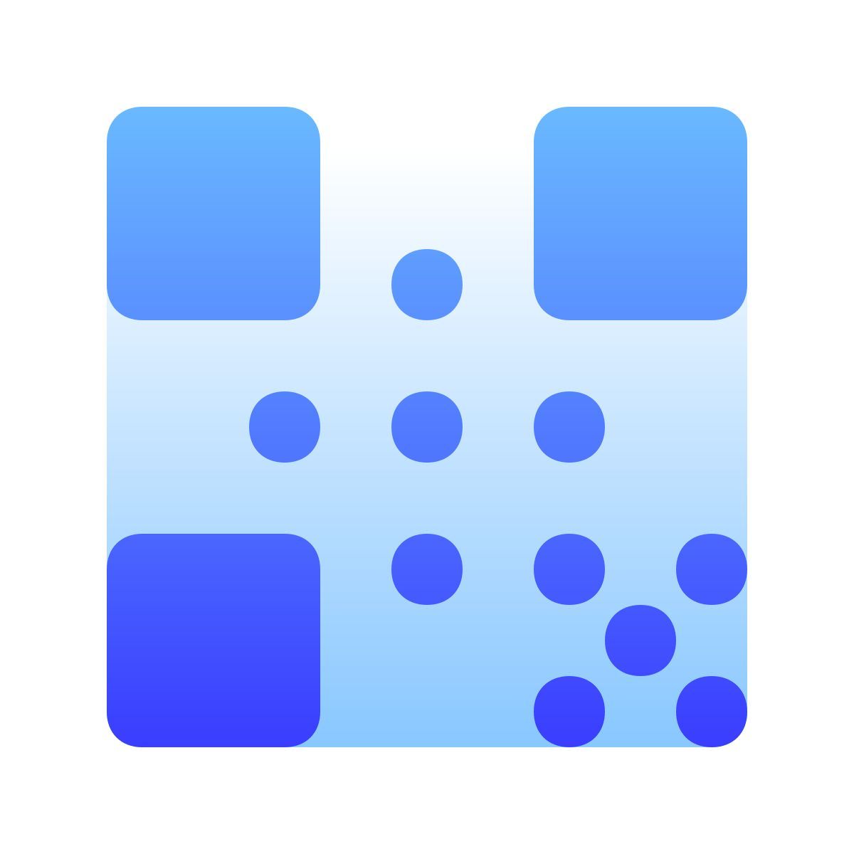 softteal gradient style qr код icon