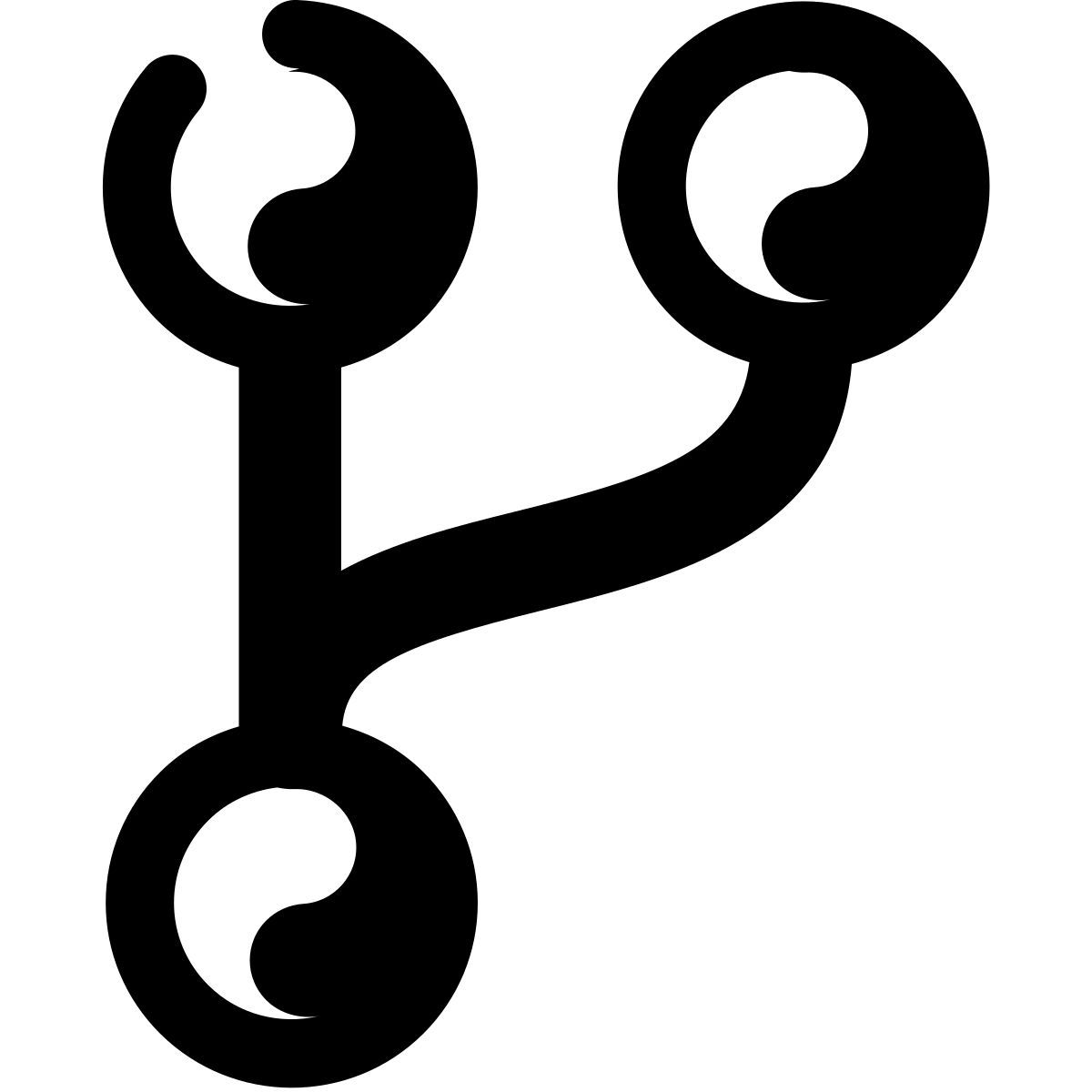 stamp style форк icon