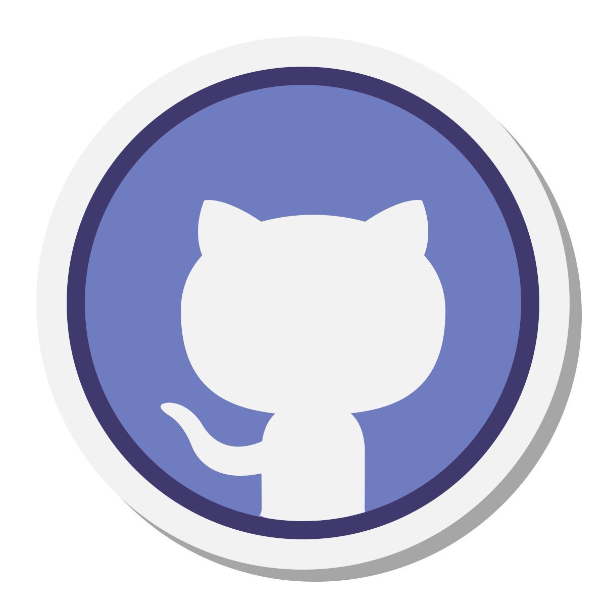 stickers style github icon
